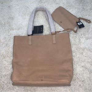 FRYE Leather Harvest Tote Shoulder Bag